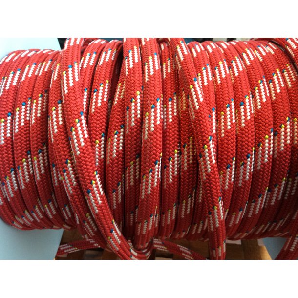 Liros Dynamic Color, mellemstrmpe og kerne i dyneema, 10mm rd/hvid