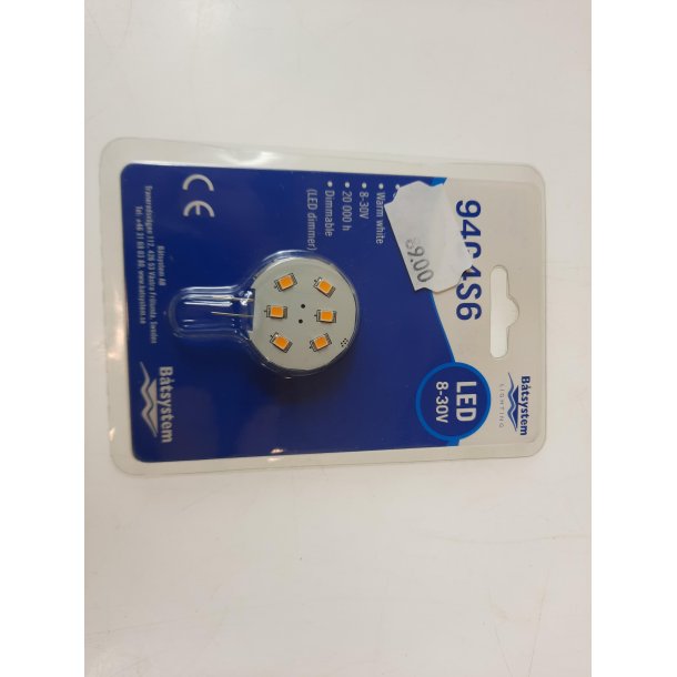 Btsystem LED pre 94G4S6 1,3W dimmable, varm hvid